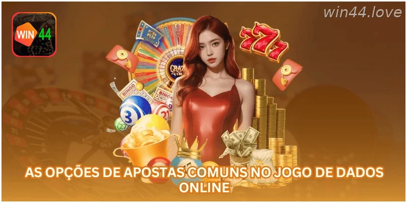 Principais opções de apostas no jogo de Dados online.