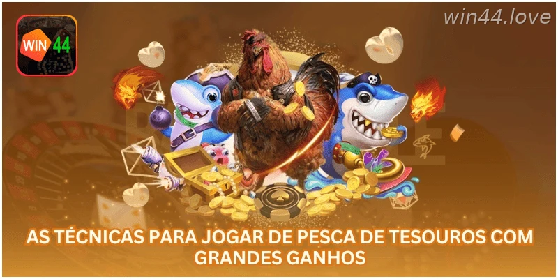 Técnicas para jogar pesca de tesouros com mais controle.