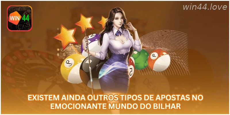 Outros mercados disponíveis em apostas de bilhar.