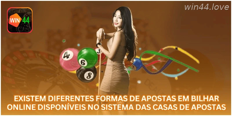 Principais tipos de apostas em bilhar online.